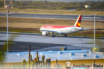 Avianca Airlines - A320 taking off from Curacao Airport