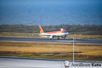 Avianca Airlines - A320 taking off from Curacao Airport