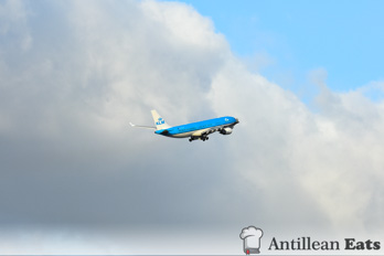 KLM Airbus A330 - taking off from Curacao
